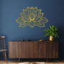 Wallity Lotussa-2 Accesorio Decorativo de Pared Dorado